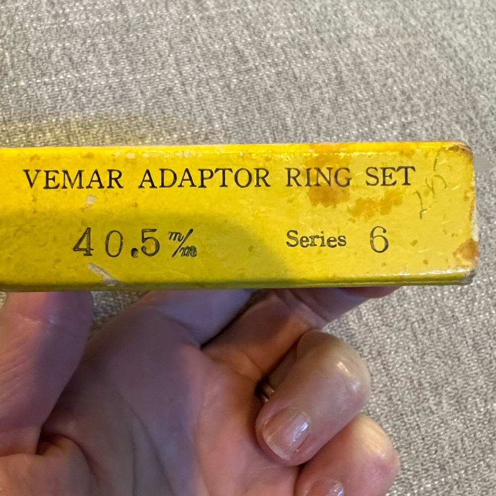 Vemar Adaptor Rings Camera Lenses